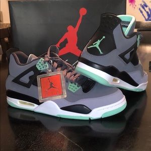 Air Jordan 4 Green Glow! New With Box! Size 11